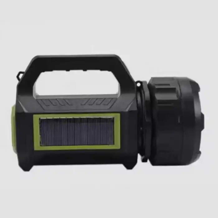 BUFFER®  Şarjlı LED El Feneri 10W Taşınabilir Acil Durum Lambası USB Şarjlı & Yan COB Işıklı