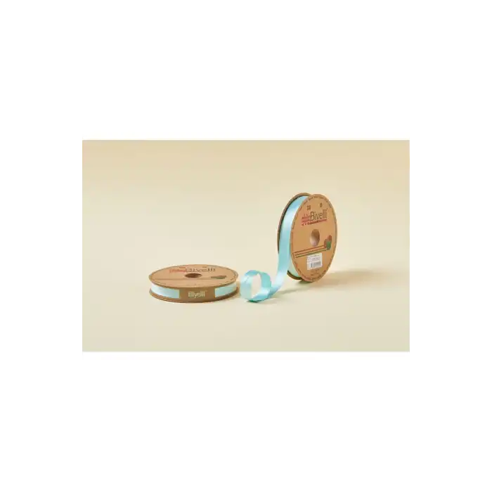 Biye Saten Katlı 010 Mint Yeşili 2 cm 25 Metre %100 Polyester