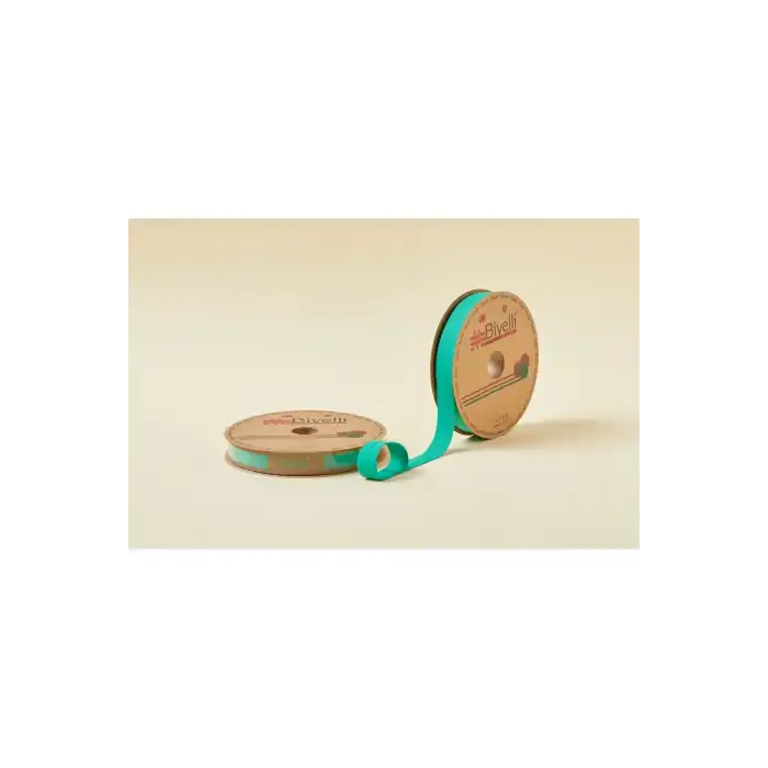 Biye Koton Katlı D46 Koyu Yeşil 2 cm 25 Metre %65 Koton %35 Polyester