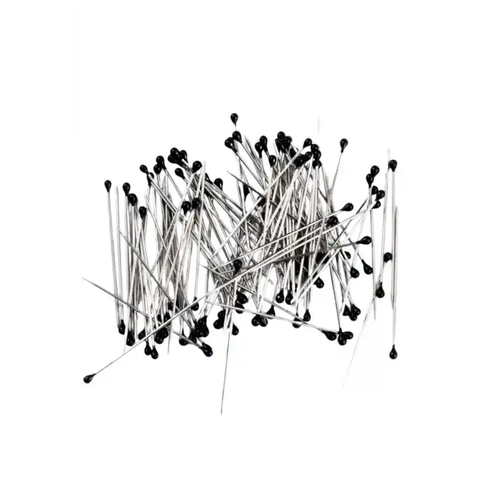 Minelli İğne Kutulu Siyah Başlı 100lü