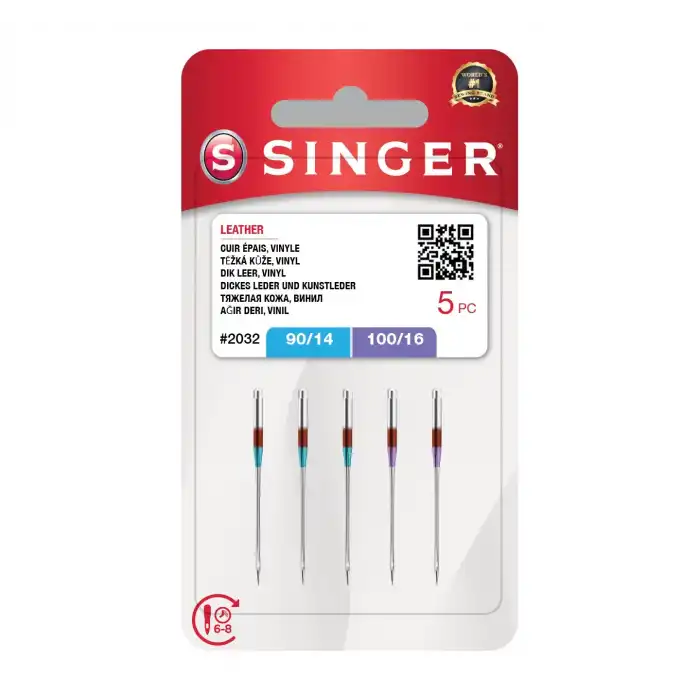 Deri İğnesi Karışık (5Li Blister)(3X14, 2X16 No.)