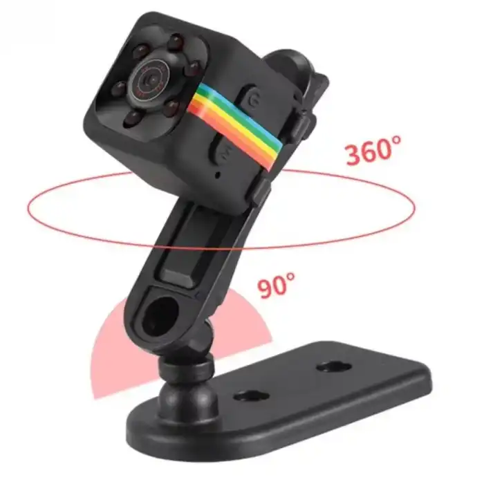 BUFFER® Mini Boy Küp Tipi Gece Görüşlü HD Kaliteli Güvenlik Kamerası