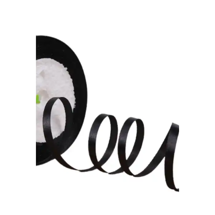 Saten Kurdele 3 mm Siyah 2 Metre