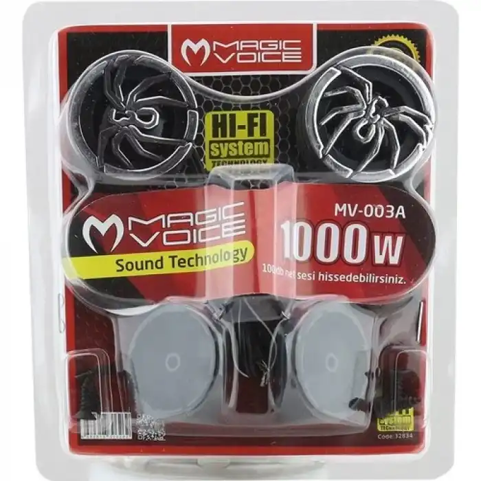 YNSS Magıcvoıce MV-003A 100DB-1000 Watt Akrep Tweeter (4262)