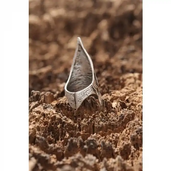 Karce Ayarlanabilir Motifli Yüzük