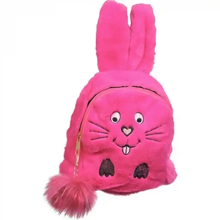 Trendy Pazar Peluş Tavşan Çanta Pembe