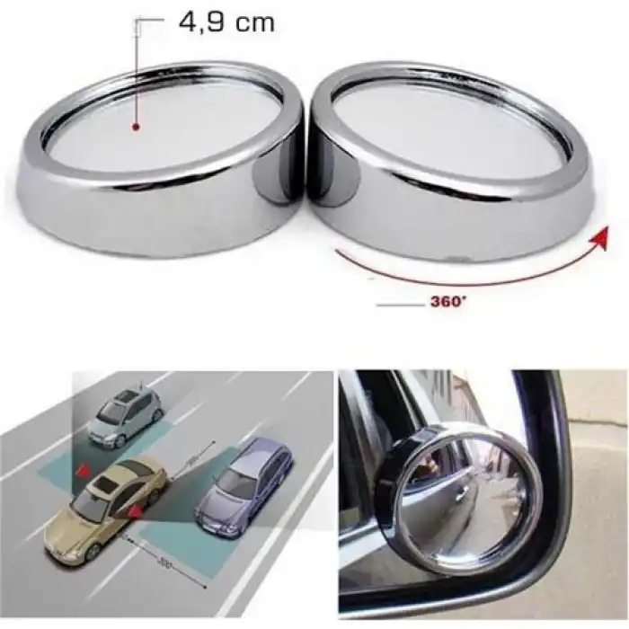 Carub Krom Kör Nokta Aynası 360 Derece