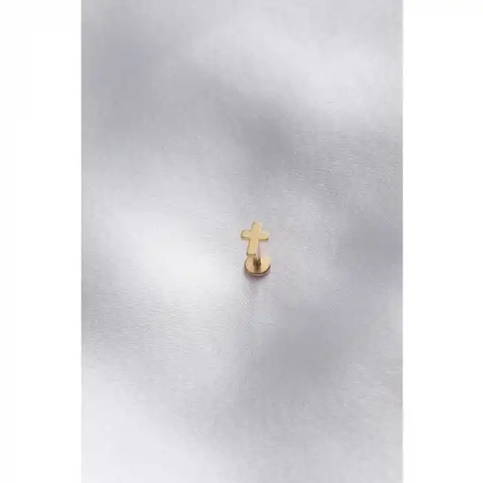 Karce CLZ943  316L Cerrahi Çelik Gold Renk Tragus Piercing