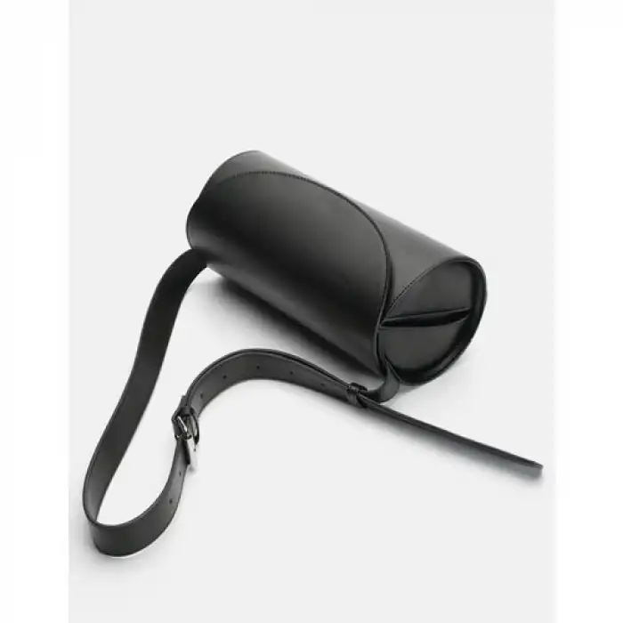 Vargas Silindir Baget Formlu Basic Kadın Çanta - Siyah