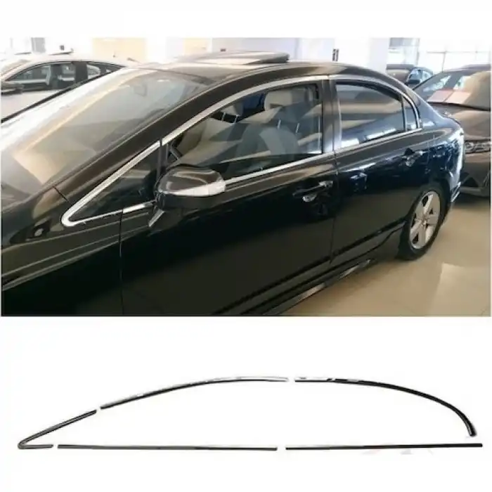 Senin Oto Aksesuar Honda City 2022 Krom Cam Çıtası