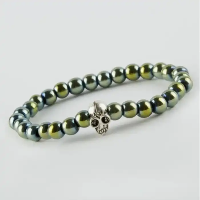 Rennway 6 mm Hematit Doğaltaşlı Bileklik Kategori: Bijuteri Bileklik