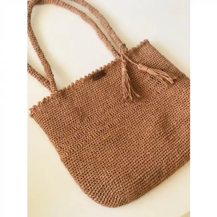 Kadın El Örgüsü Omuz Çantası