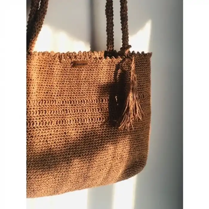 Kadın El Örgüsü Omuz Çantası