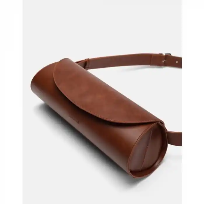 Vargas Silindir Baget Formlu Basic Kadın Çanta - Taba