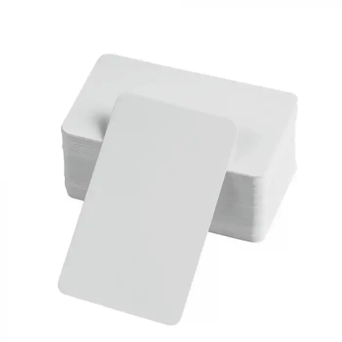 Boş Kelime Kartları 5x8 cm - 50 Adet Oval Kenarlı | Tabu & Not Kartları - Beyaz