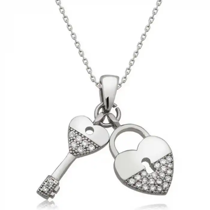 Gumush  Gümüş Kalbimin Anahtarı Kolye