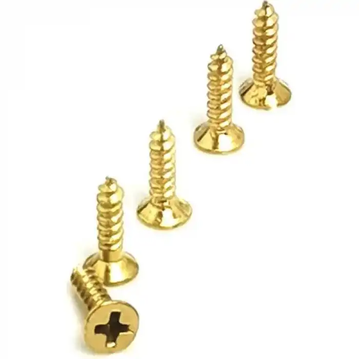 Klips, Menteşe, Ayak, Ysb Sac Vidası - 2,9x9,5mm Sarı, 100 Adet