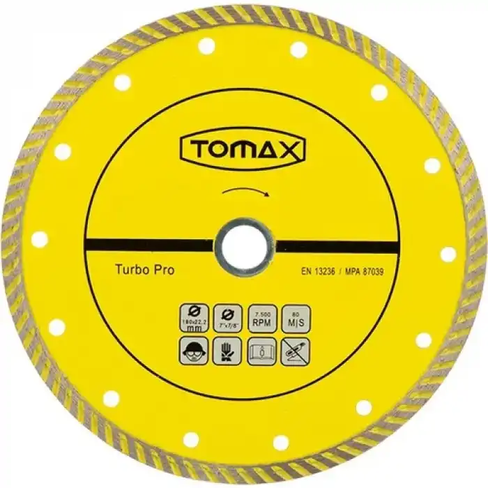 Turbo Elmas Mermer Granit Kesici 115X2,0X22