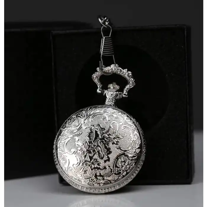 Özel Kutulu Gümüş Köstekli Saat ALK4660