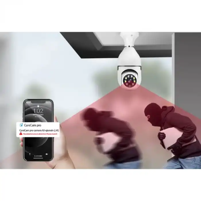 Duy Girişli Kablosuz Ampul Kamera