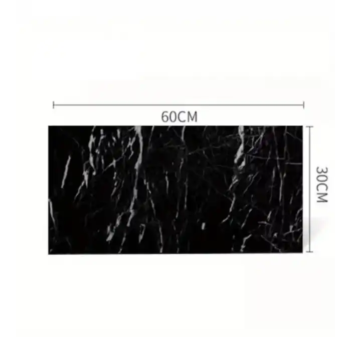Siyah Mermer Desenli Alüminyum Plastik Duvar Sticker