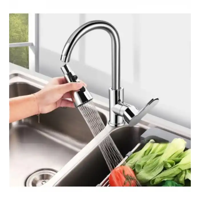 Metalik Musluk Başlığı 3 Fonksiyon