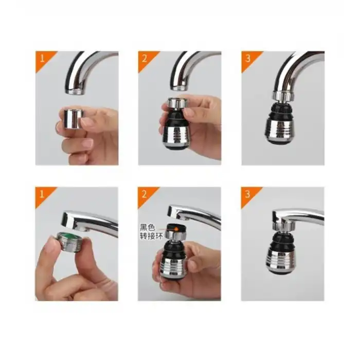 Su Tasarruflu 2 Modlu Musluk Başlığı Kısa