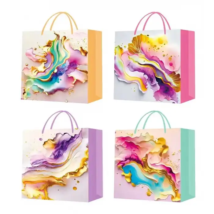 Ynt İthalat Küçük Boy Ipli Karton Çanta