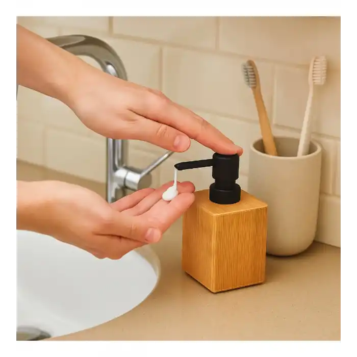 Büyük Ahşap Sıvı Sabunluk