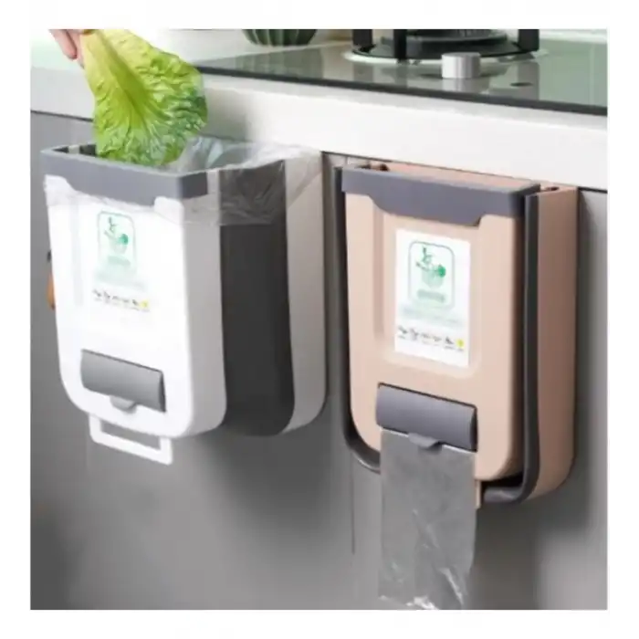 Katlanabilir Mutfak Çöp Kovası Torba Hazneli