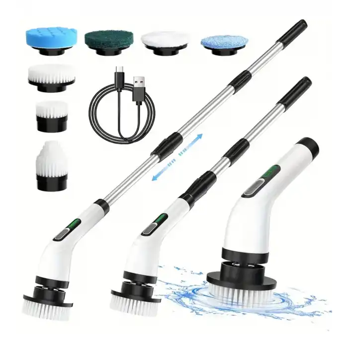 7 in 1 Kablosuz Elektrikli Temizlik Fırçası Seti