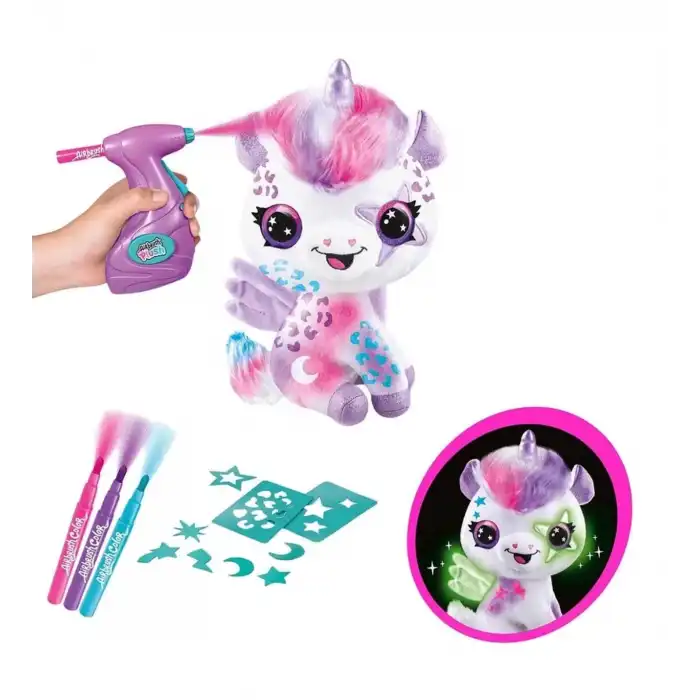 BFS  Airbrush Peluş Karanlıkta Parlayan Sihirli Unicorn