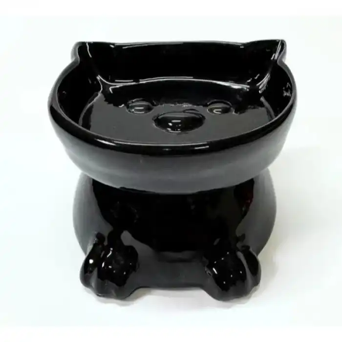 Ayaklı Kulaklı Seramik Mama Kabı