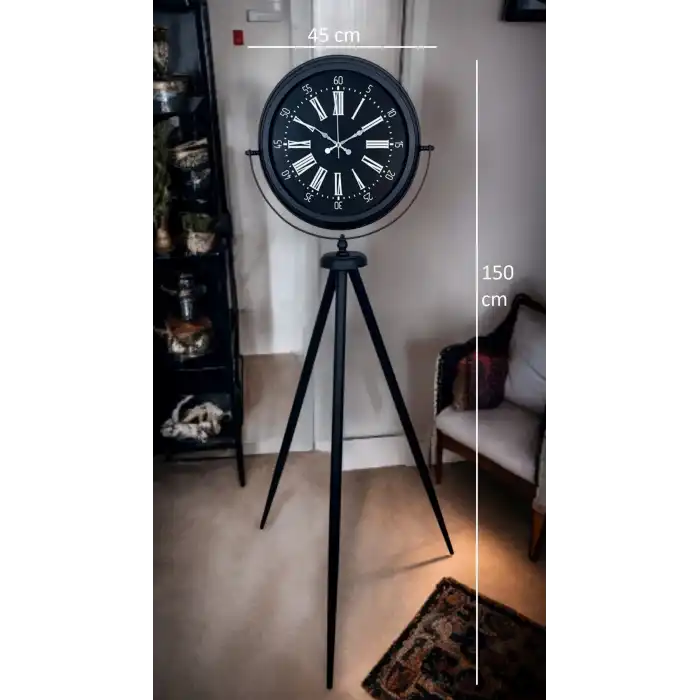 Black Aura Tripod Ayaklı Saat