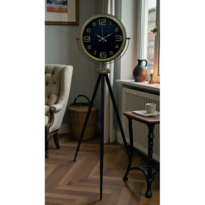 Black Noble Eskitme Tripod Ayaklı Saat