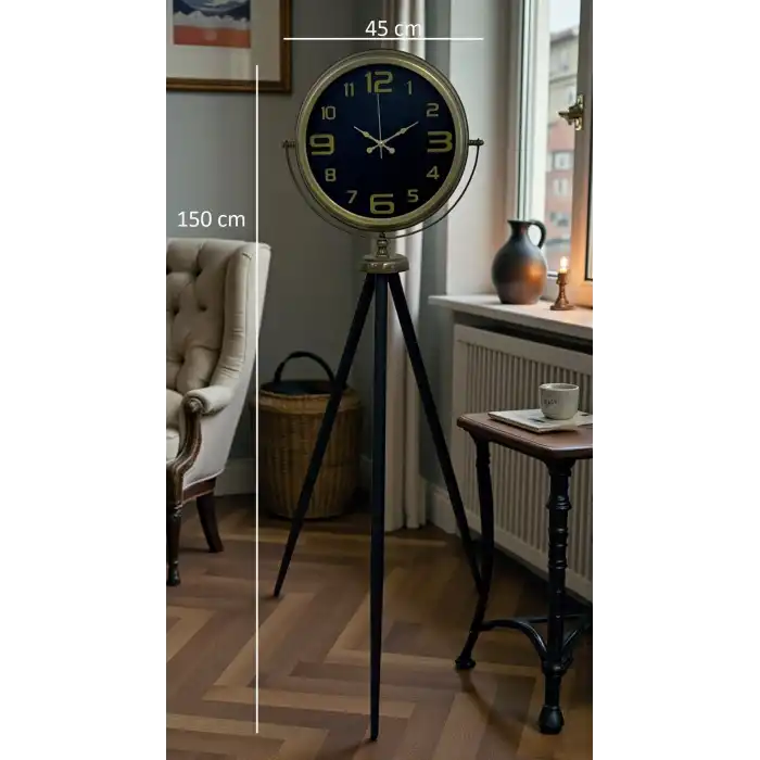 Black Noble Eskitme Tripod Ayaklı Saat