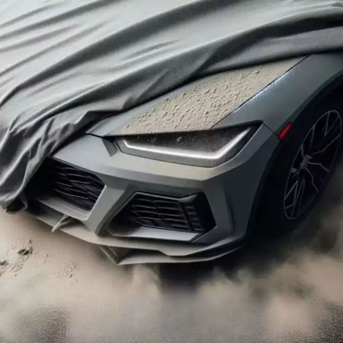 BUFFER® Su Geçirmez Yağmur,Kar,Dolu Koruyucu Sedan Araçlara Uyumlu Oto Araba Brandası-Araç Örtüsü