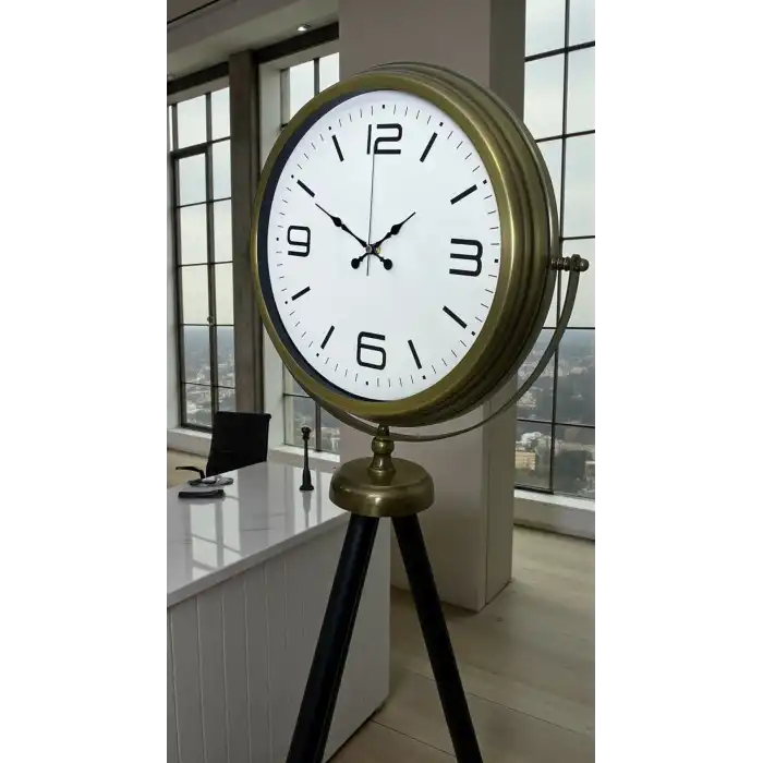 Elegant Vintage Tripod Ayaklı Saat