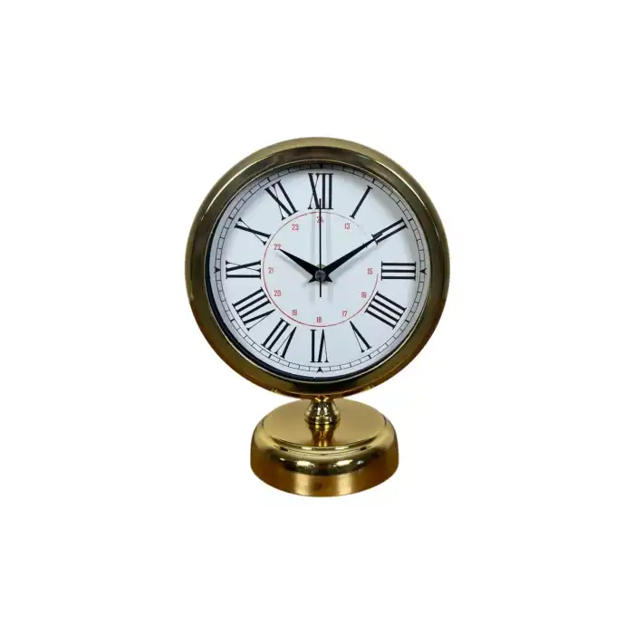 Gold Asaleti Roma 25 x 20 Cm Metal Masa Saati