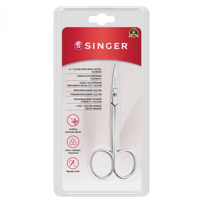 Kıvrık Uçlu Nakış Makası (4")