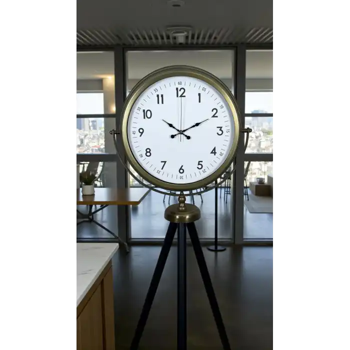 Klasik Eskitme Tripod Ayaklı Saat