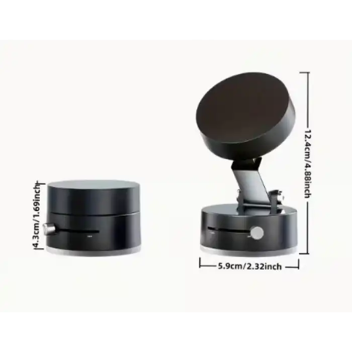 Mıknatıslı Katlanabilir Telefon Tutucu - Torpido ve Cam Uyumlu