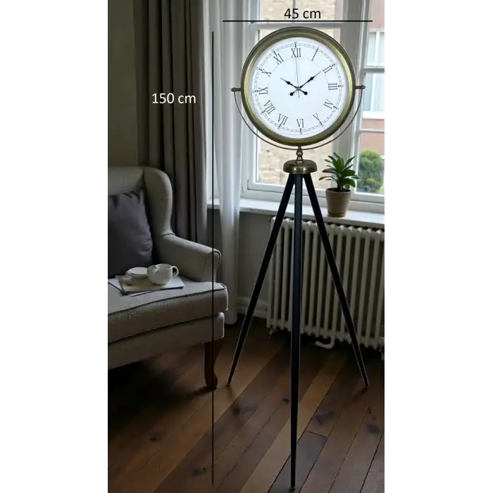 Prestij Vintage Tripod Ayaklı Saat