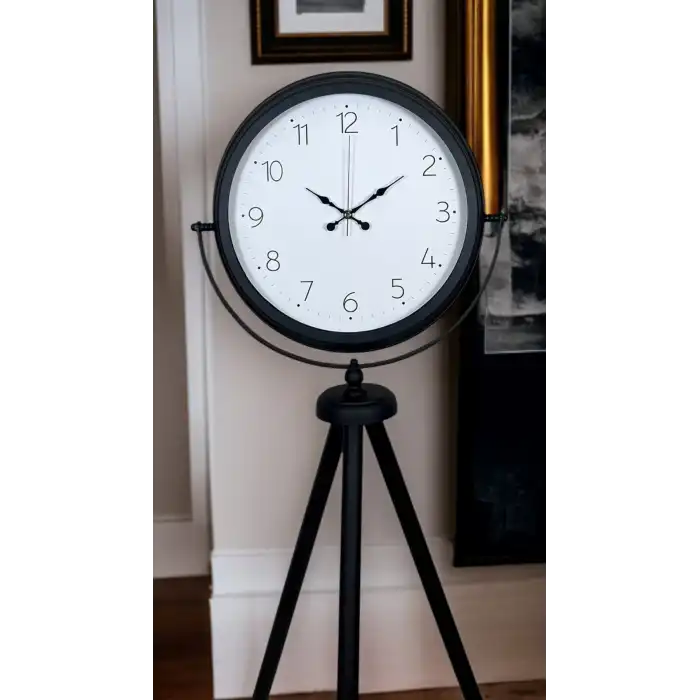 Pure Black Tripod Ayaklı Saat
