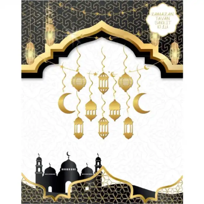 Ramazan Tavan Süsü 10lu Metalize Gold