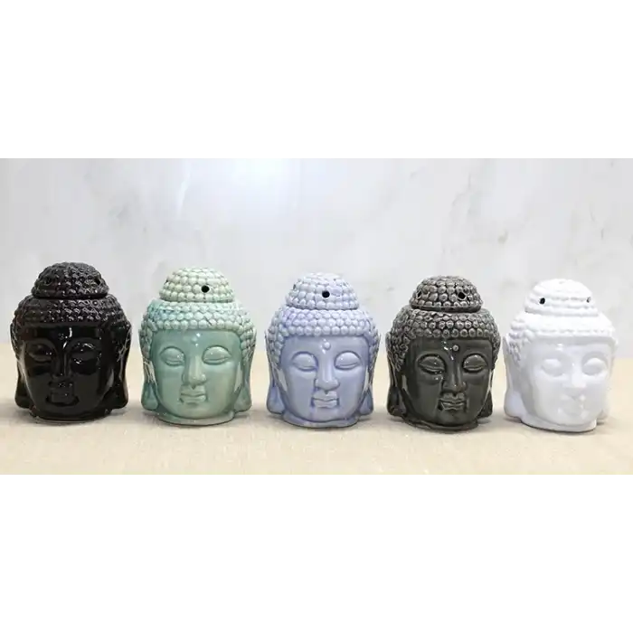 Seramik Buda Büstü Buhurdanlık Alk4446