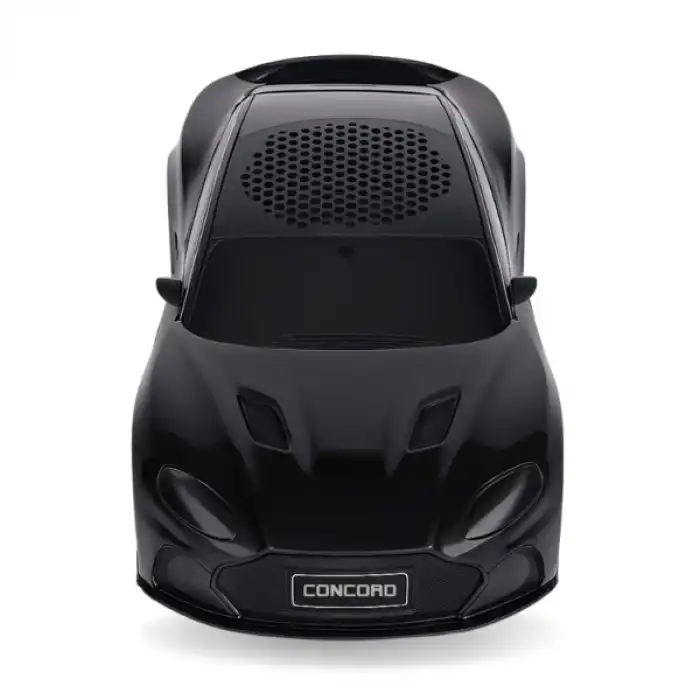 Siyah Araba Tasarımlı Hoparlör - Bluetooth FM USB Özellikli