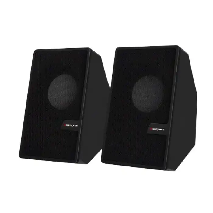 Siyah USB 2.0 + 3.5mm USB Hoparlör