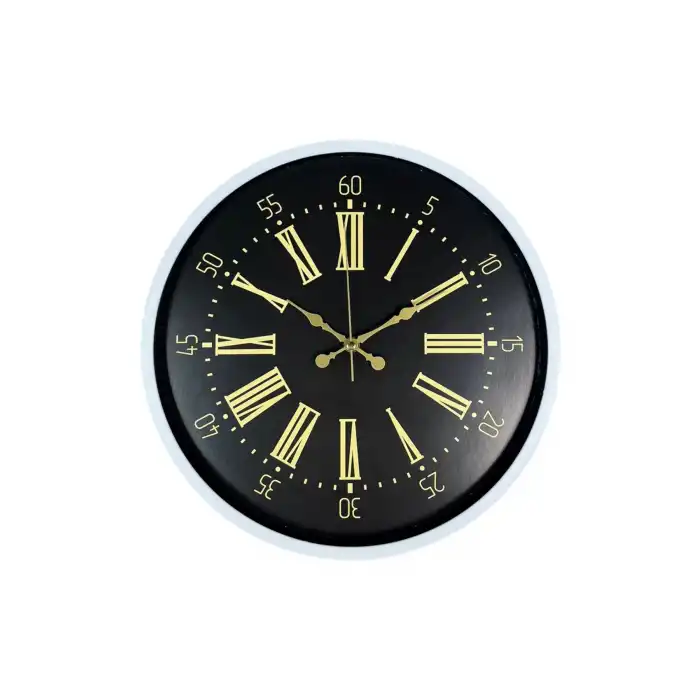 Zentime 36 Cm Beyaz Dekoratif Duvar Saati