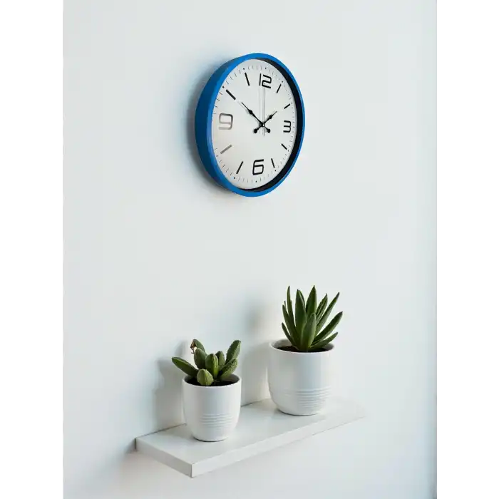 Zentime 36 Cm Mavi Dekoratid Duvar Saati